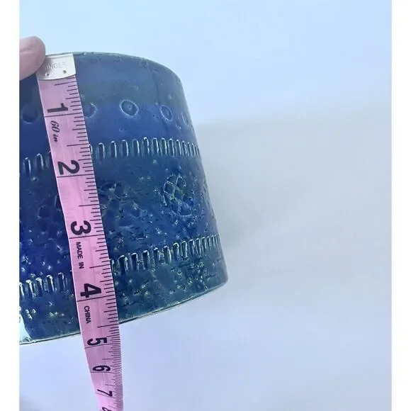Bitossi Rimini Blue Vintage Italian Ceramic Pottery Vase - Picture 6 of 8